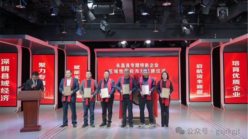 深耕县域经济 共筑产业高地—永昌县首批企业在“专精特新”专板成功挂牌